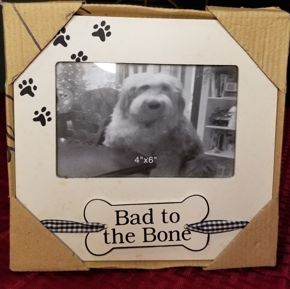 Dog photo frame